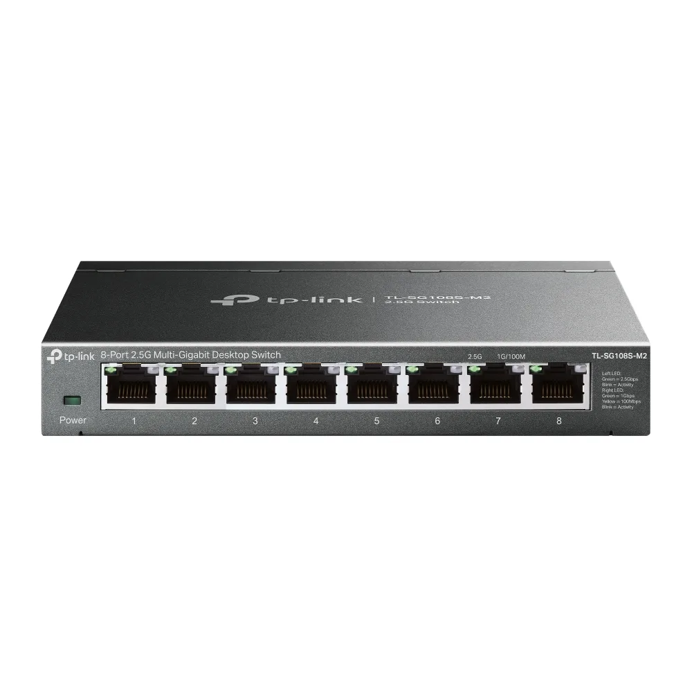 TP-Link TP-Link TL-SG108S-M2 8-port 2.5G network switch — product photo