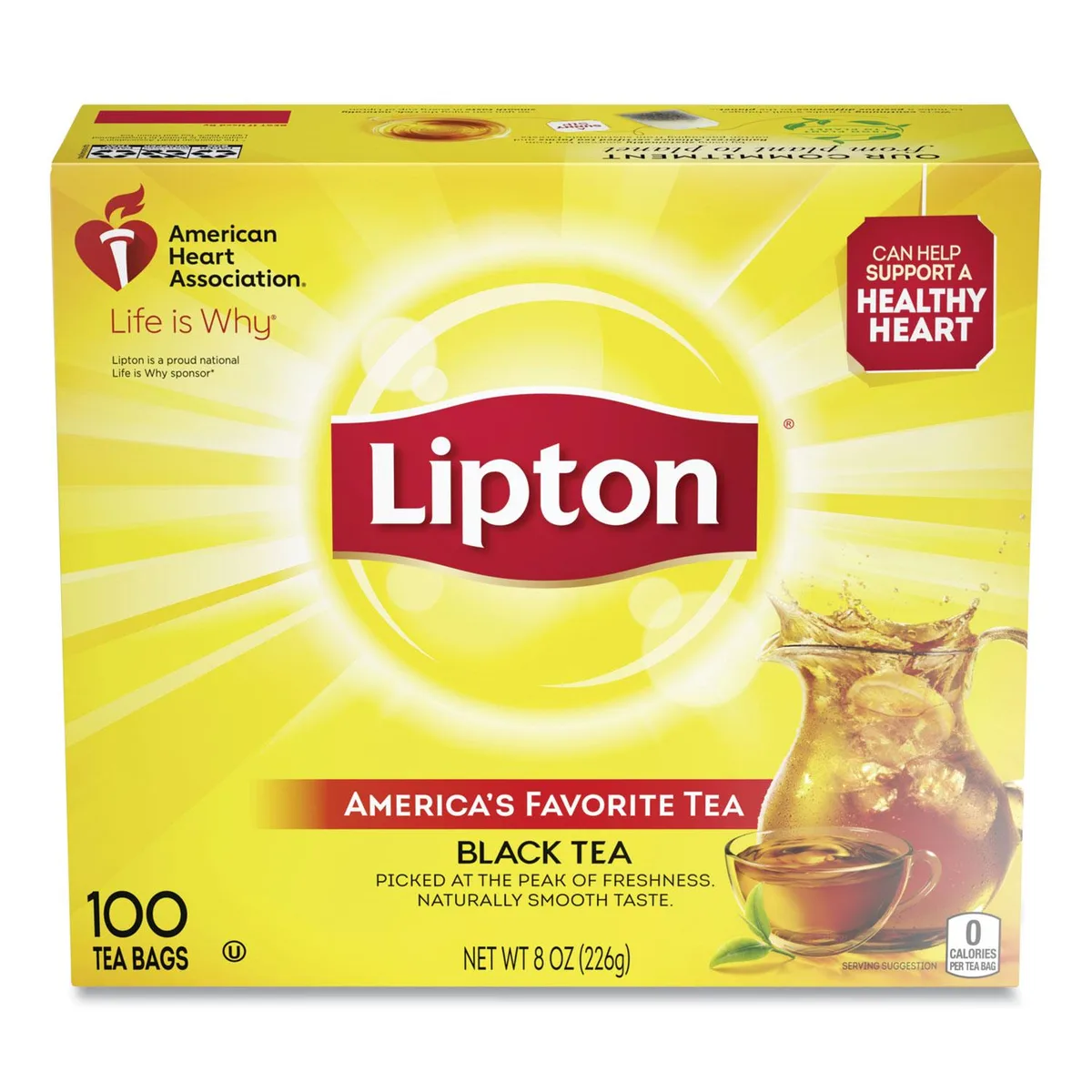 Lipton Lipton Black Tea Bags 100 Count Box 291 — product photo