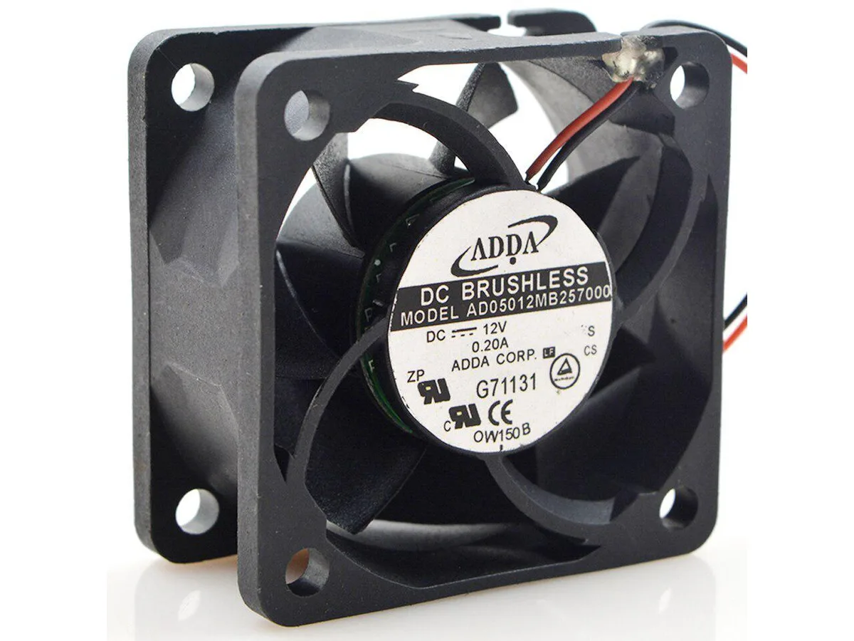Fans Fans AD05012MB257000 12V 5025 0.20A dual ball bearing case fan — product photo