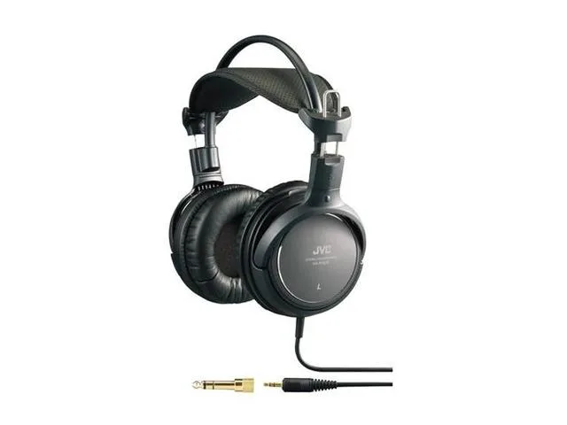 JVC JVC HA-RX900 50mm Over-Ear Headphone Black 64Ω 106dB 11.48ft 3.5/6.3mm — product photo