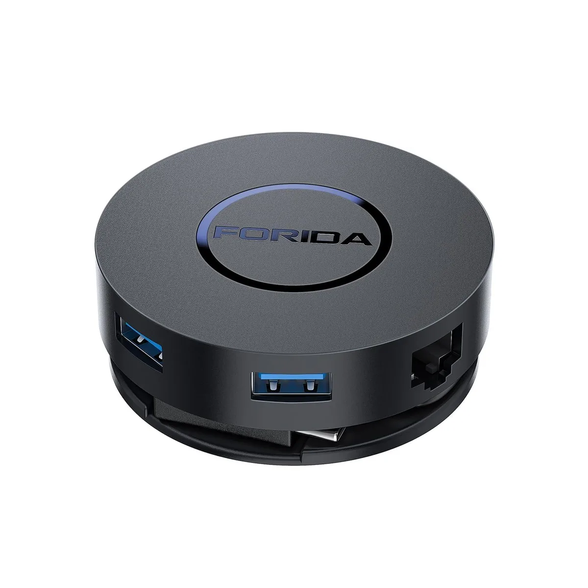 KEHIPI KEHIPI Mini USB-C Docking Station Dual HDMI 100W PD (Black) — product photo