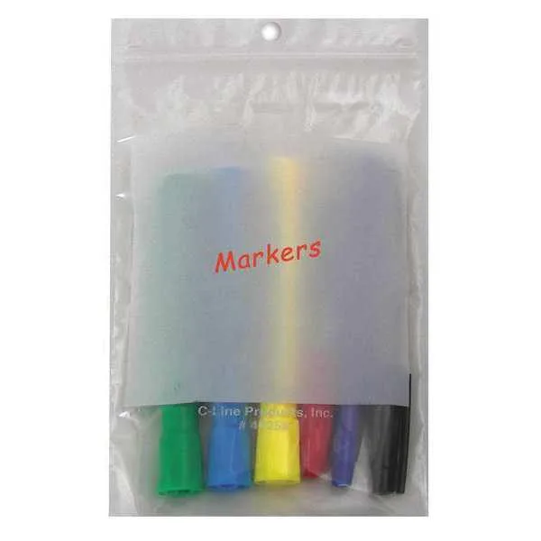 C-Line C-Line 47258 Write-On Poly Bags 2 mil 5" x 8" Clear 1000/Carton tool storage — product photo