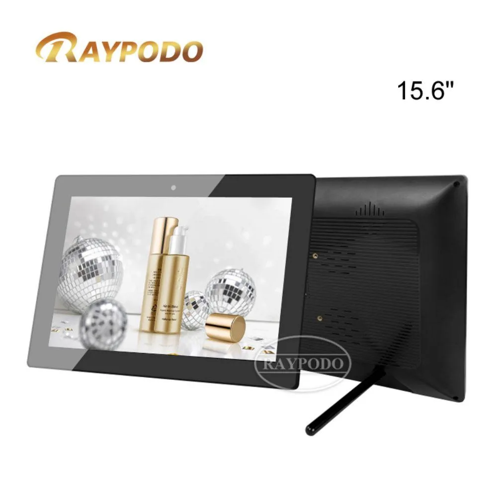 RAYPODO RAYPODO 15.6-inch RK3568 2GB+16GB Android 11 Black PoE tablet — product photo