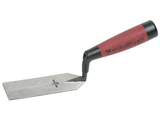 Marshalltown 52D margin trowel with carbon steel blade and DuraSoft handle