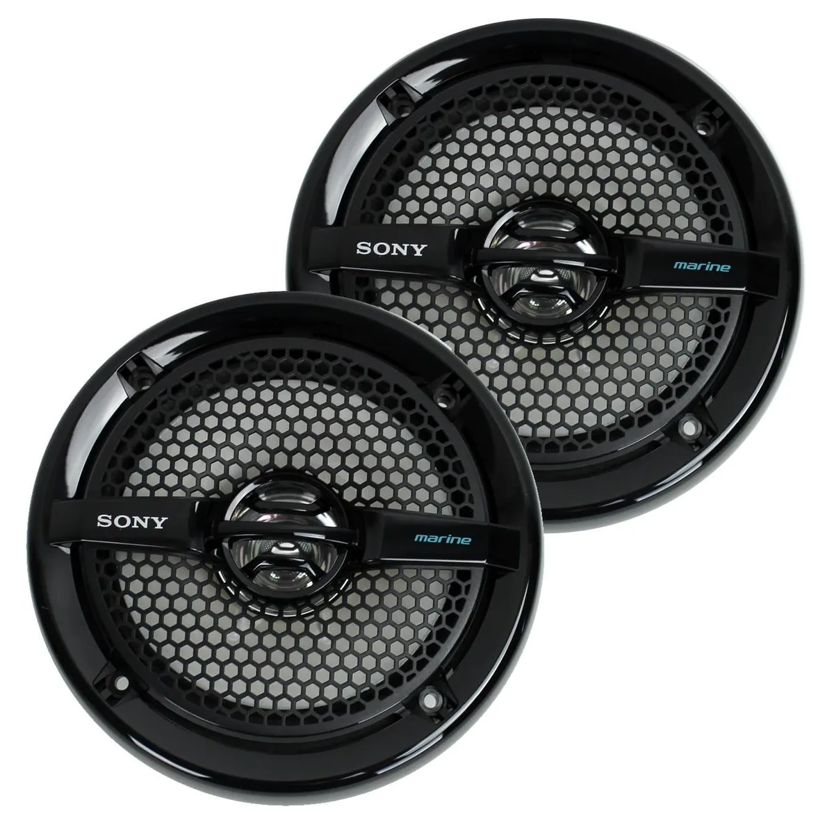 Sony Sony XS-MP1611B 6.5" 140W Dual Cone Marine Speakers Black 2 Pack — product photo