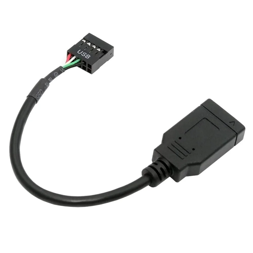 Fervit Fervit USB 2.0 9-Pin Male to USB 3.1 Type-E Female Adapter .49ft — product photo