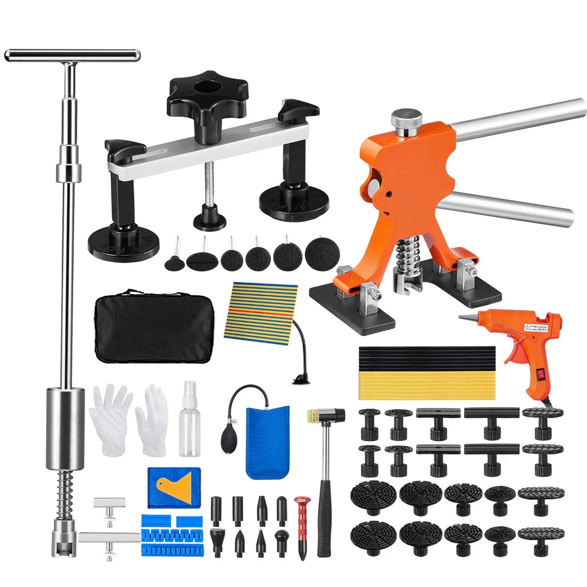 VEVOR VEVOR 69 PCS Dent Repair Kit, Golden Lifter, Bridge Puller, Slide Hammer — product photo