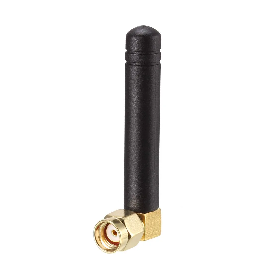 Unique-Bargains Unique-Bargains 2dBi 2.4/5.8GHz RP-SMA Male Right Angle 50mm Antenna 2pcs — product photo