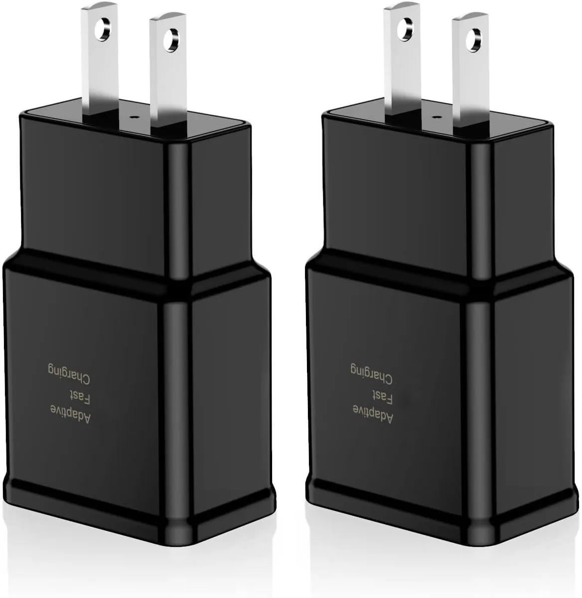 No Sew No Sew USB charger 2 pack black 5.0V 2.0A 9V 1.67A — product photo
