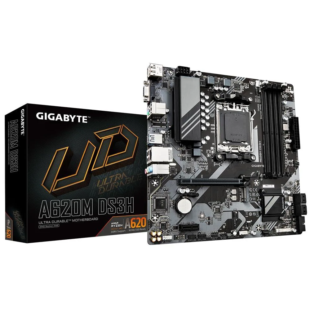 GIGABYTE GIGABYTE A620M DS3H AMD motherboard — product photo