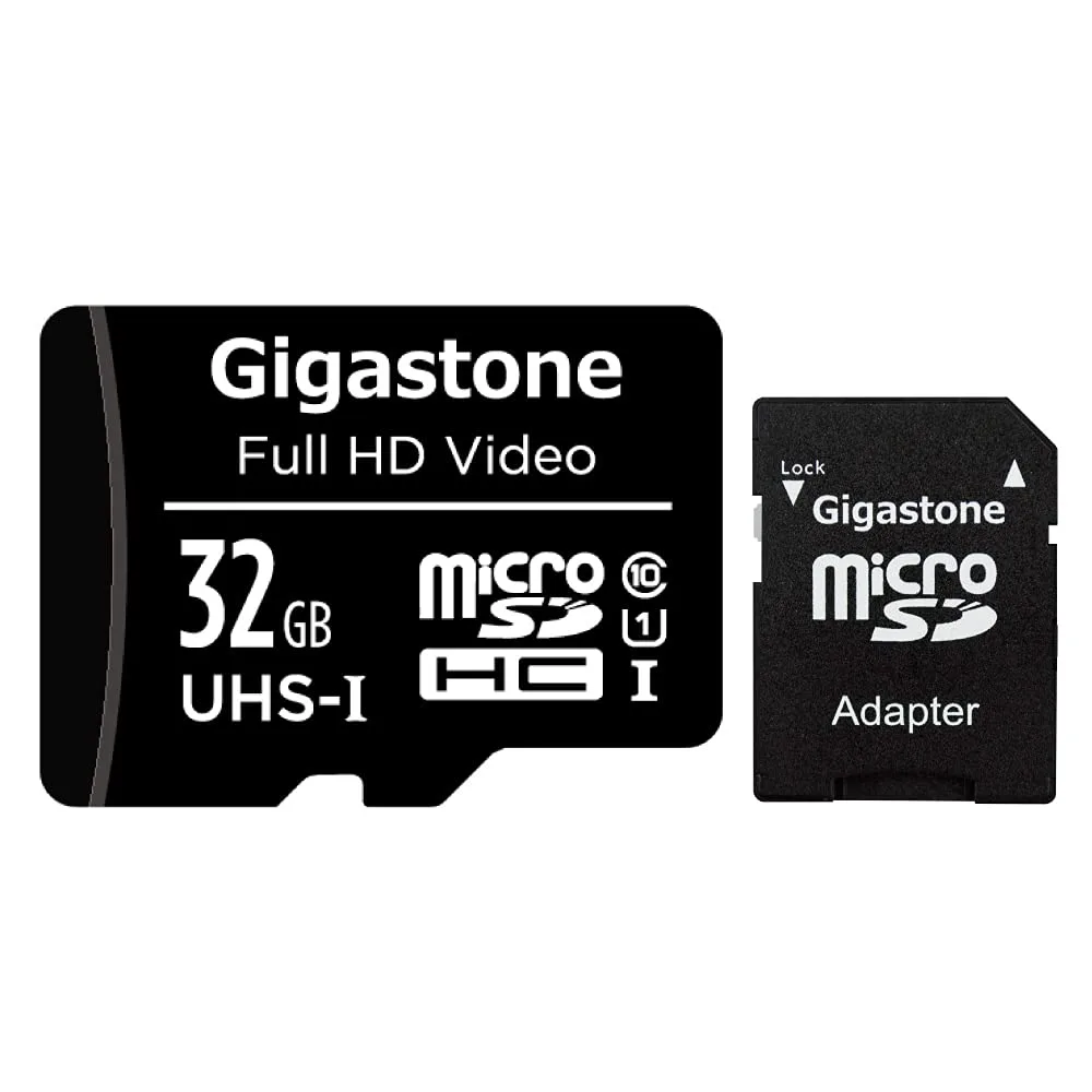 Gigastone Corporation Gigastone 32GB MicroSDHC U1 90MB/s memory card — product photo