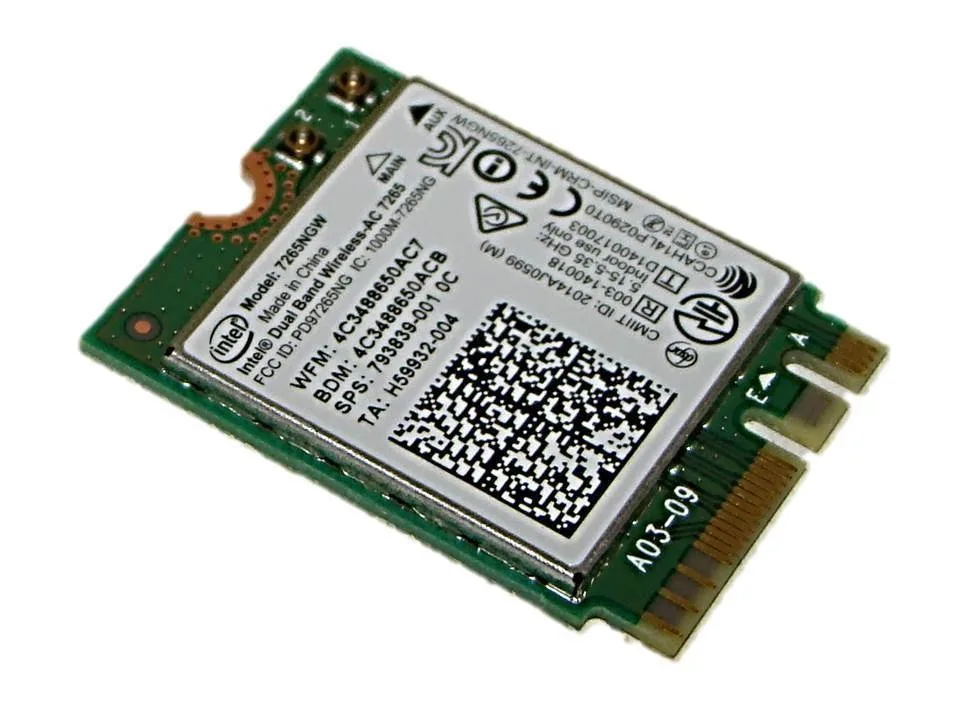 HP HP 793839-001 7265NGW M.2 Wi-Fi adapter — product photo