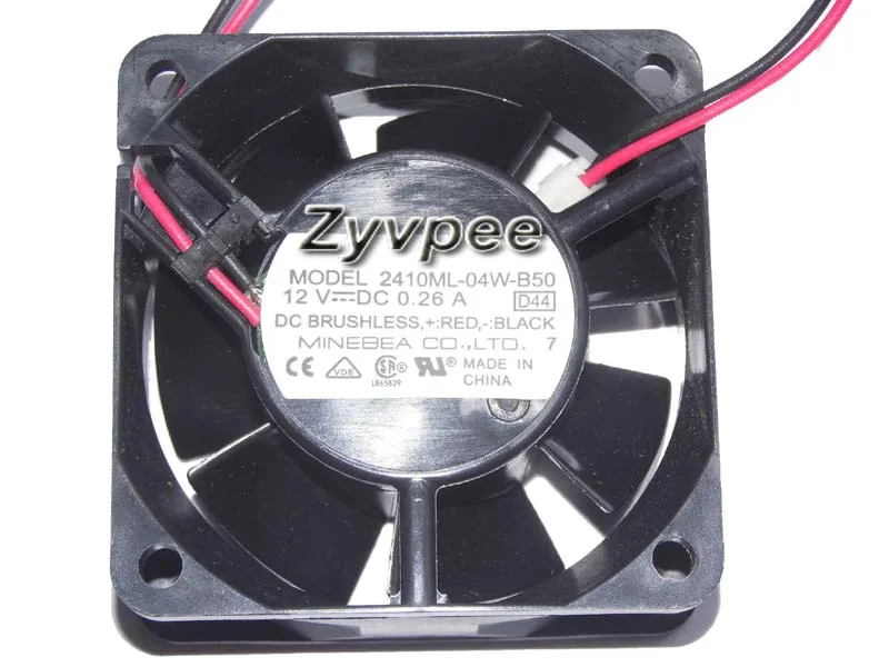 Zyvpee Zyvpee 2410ML-04W-B50 D44 60x25mm 12V .26A 2-pin case fan — product photo