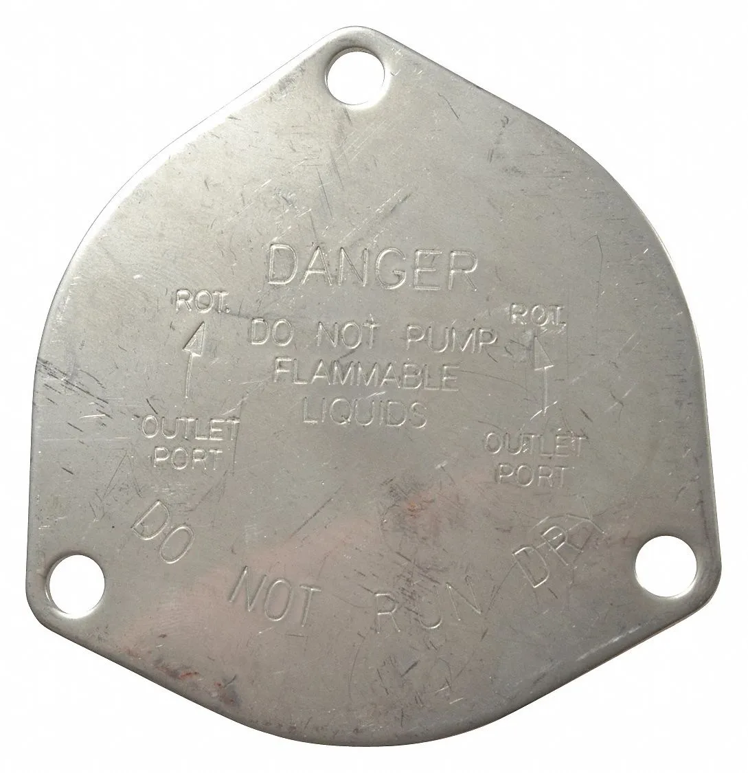 Dayton cover plate accessory for pump model PP1V0302G