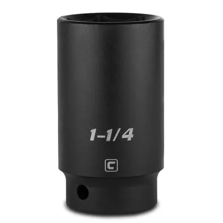 Capri Tools deep impact socket, 1/2 inch drive, manganese phosphate finish