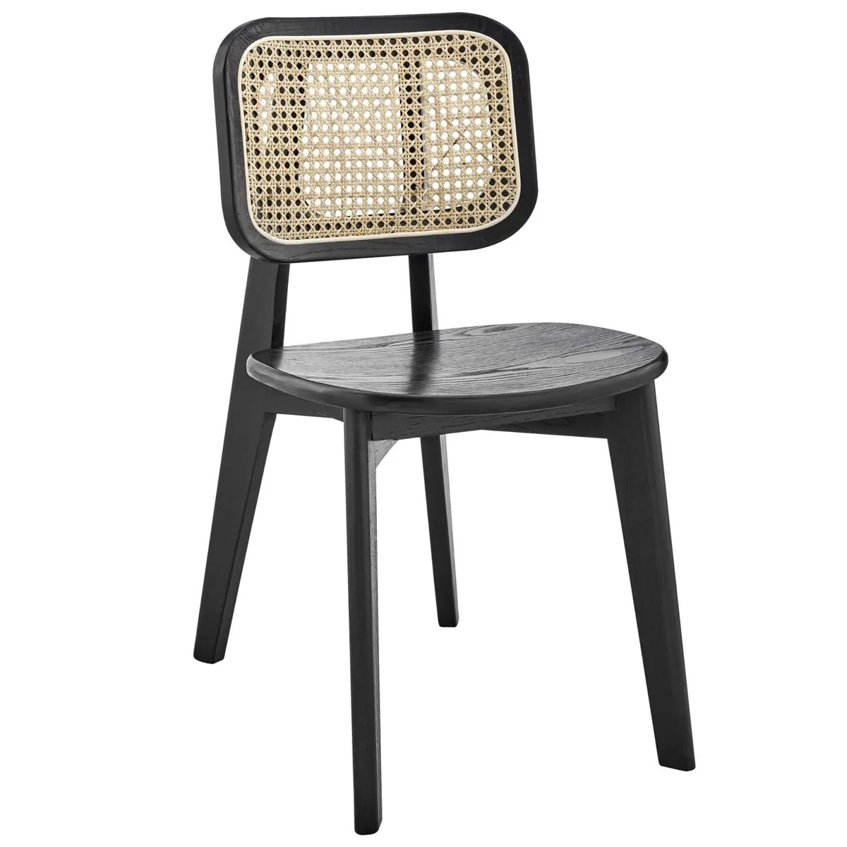LexMod LexMod Habitat Wood Dining Side Chair 23.5"L x 16.5"W x 31"H — product photo