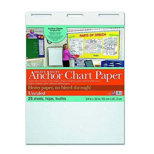 Pacon Pacon Heavy Duty Anchor Chart Paper 24 x 32 in 25 Sheets 3371 — product photo