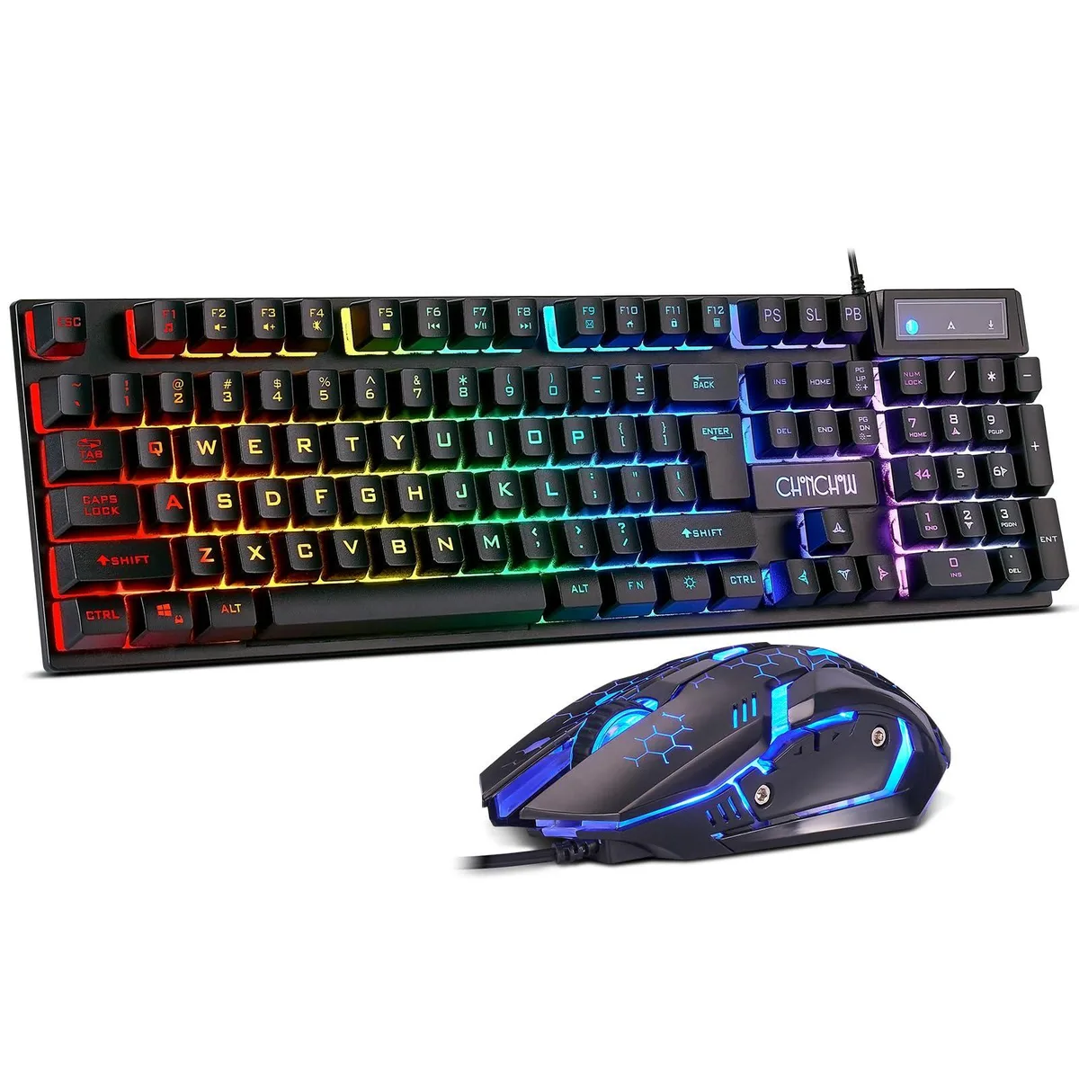  Redragon 1954-US Wired Gaming Keyboard and Mouse Combo 104 Keys 3200 DPI — product photo