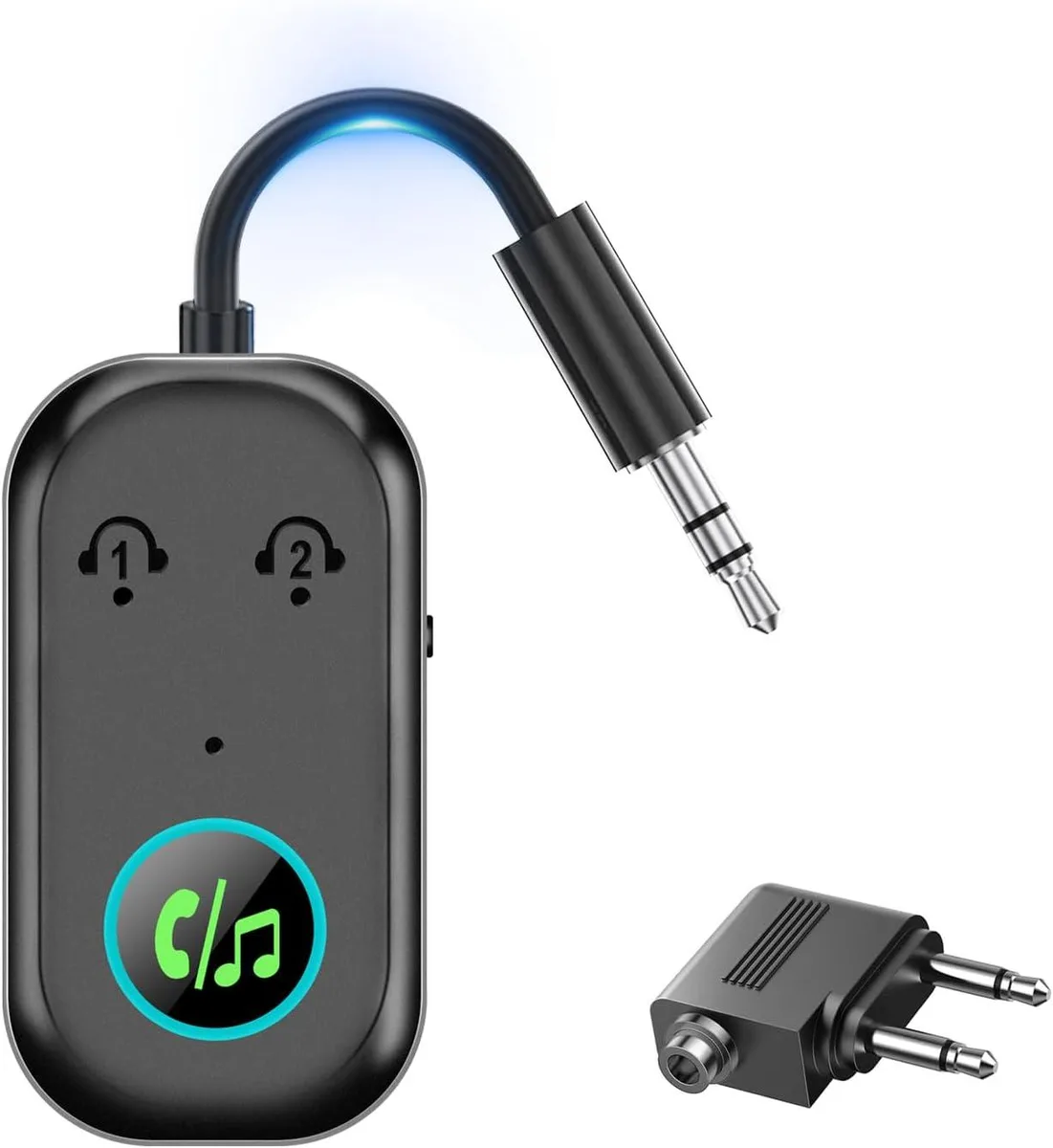 SMA SMA Bluetooth 5.3 Transmitter Receiver 2-in-1 3.5mm Dual Connection — product photo