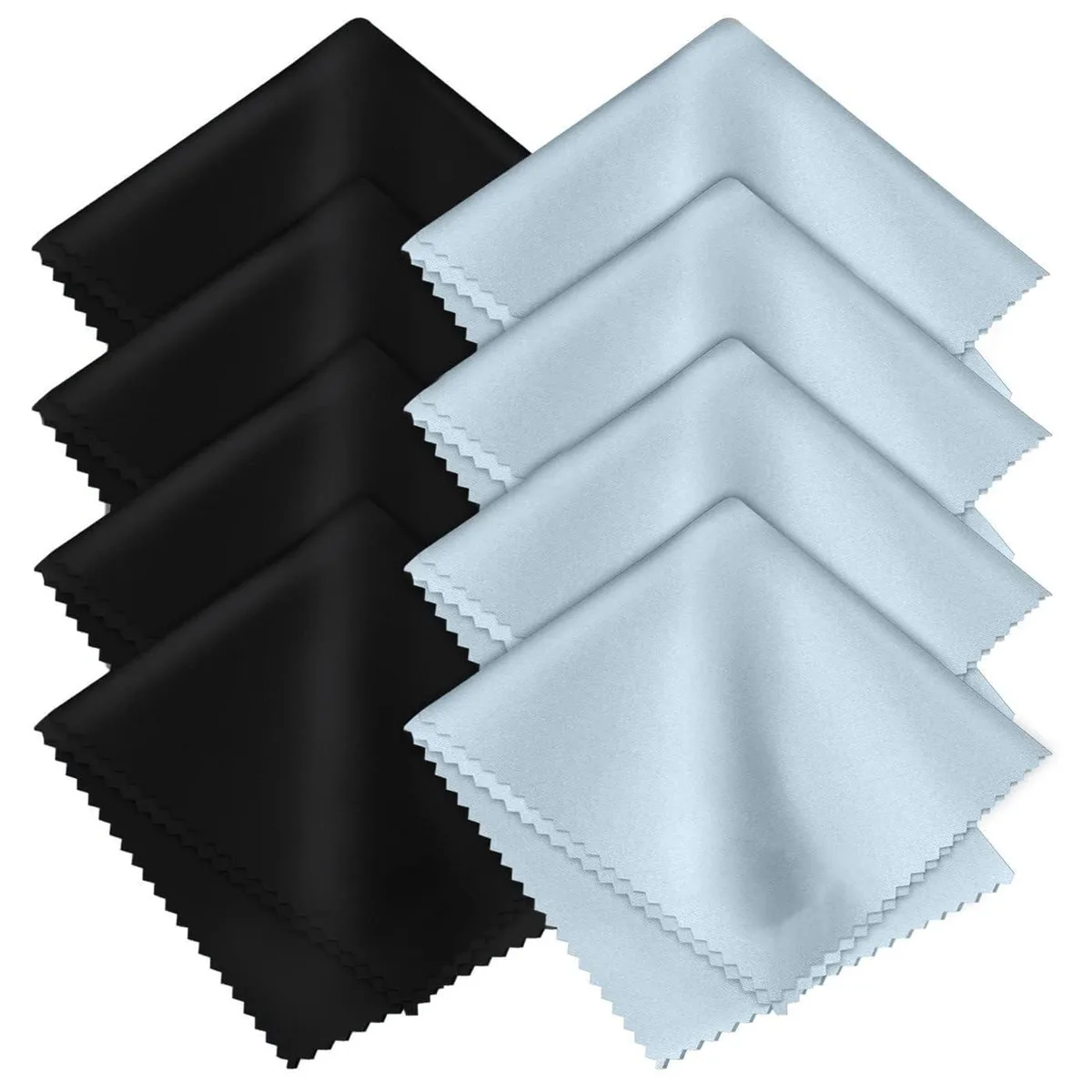 8-Pack Premium Microfiber Cleaning Cloths — product photo