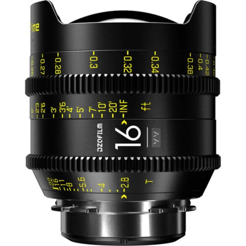 DZOFILM DZOFILM VESPID 16mm T2.8 Cine Lens (PL &amp; EF Mounts) camera filter — product photo