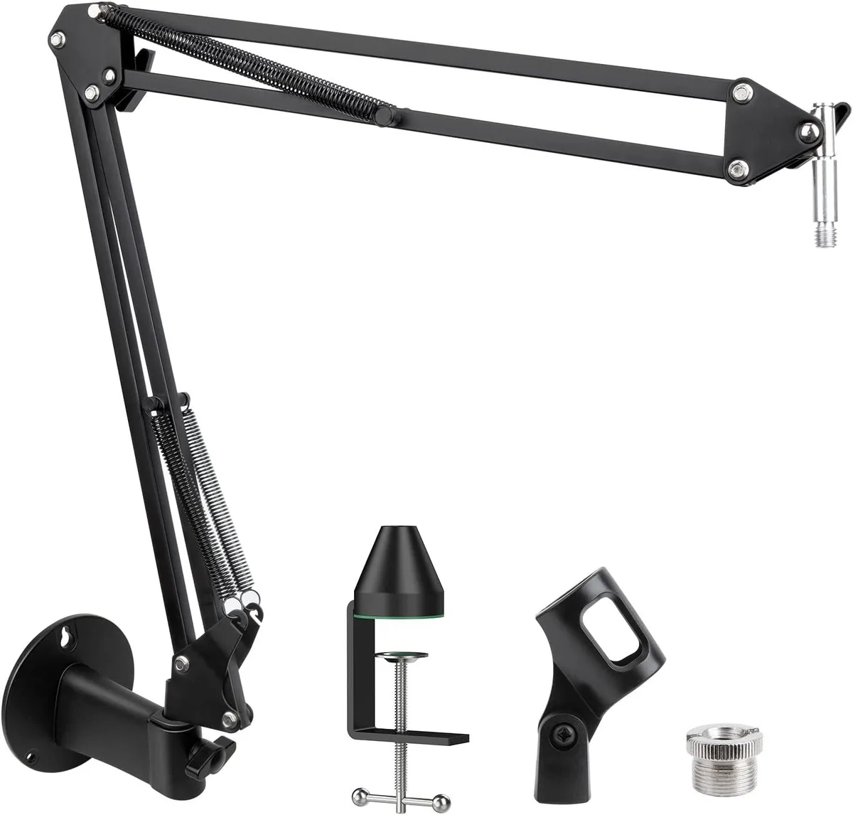 BFKK BFKK Microphone Boom Arm Stand with Wall Mount and Table Clamp accessory — product photo