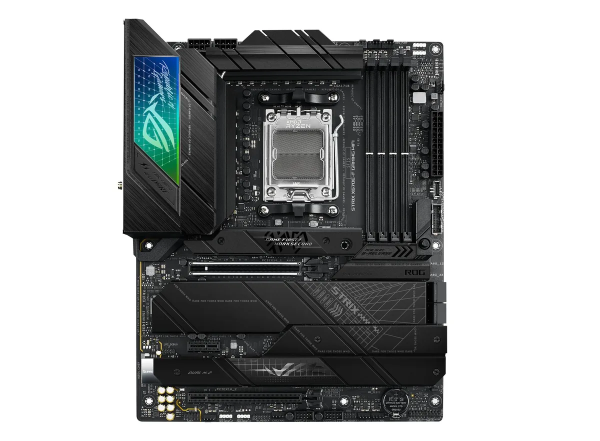 ASUS ASUS ROG Strix X670E-F Gaming WiFi Socket AM5 AMD X670E Chipset USB 3.2 AMD motherboard — product photo