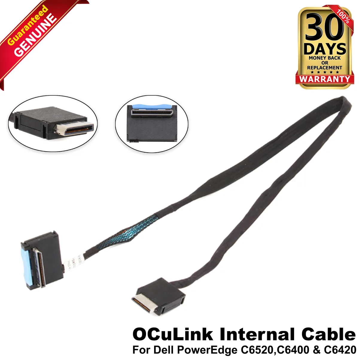 DELL Dell OCULink Cable SFF-8611 x16 PowerEdge C6520 C6400 SATA J1RGW — product photo