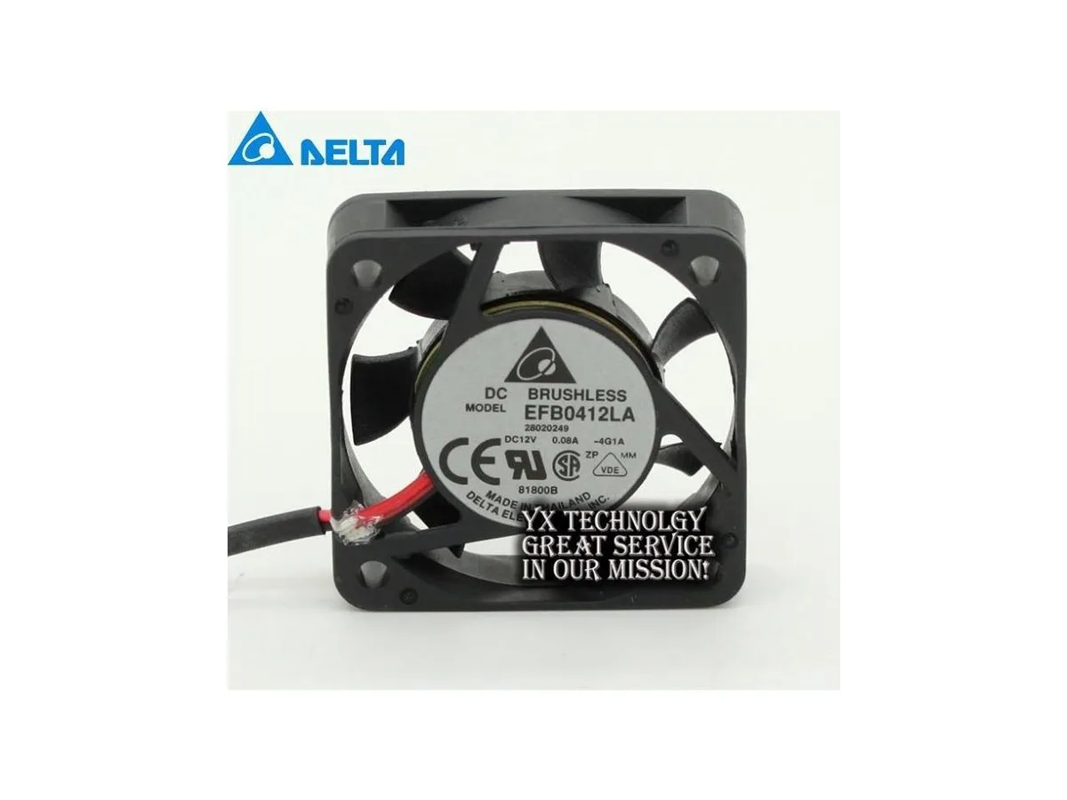 Fans Fans EFB0412LA 40×40×10mm 12V 0.08A Ball Bearing Case Fan — product photo