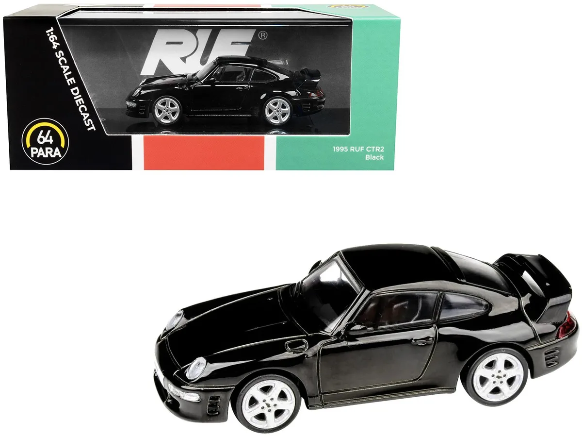 Paragon Paragon 1995 RUF CTR2 Black 1/64 Diecast Model Car — product photo