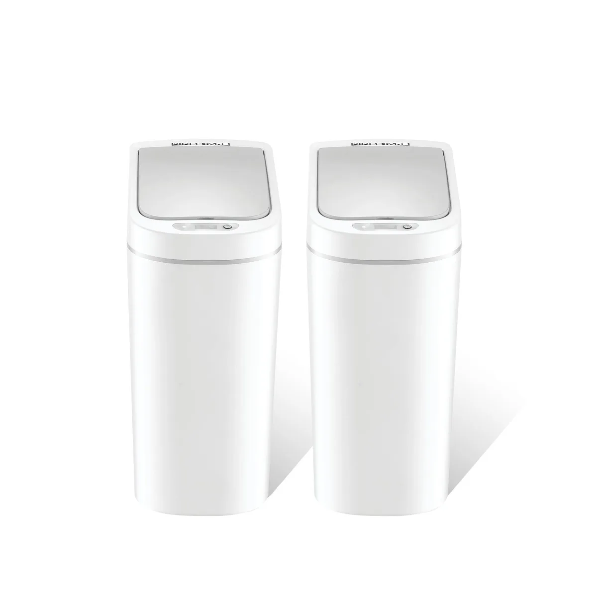 Wenger Wenger SmartClean Touchless Sensor Trash Can 2-Pack 11 gal White — product photo