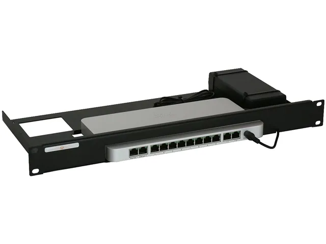 Rackmount.IT, LLC Rackmount.IT, LLC RM-CI-T4 server rack for Cisco Meraki MX64 MX67 MX67C 19" RAL 9005 — product photo