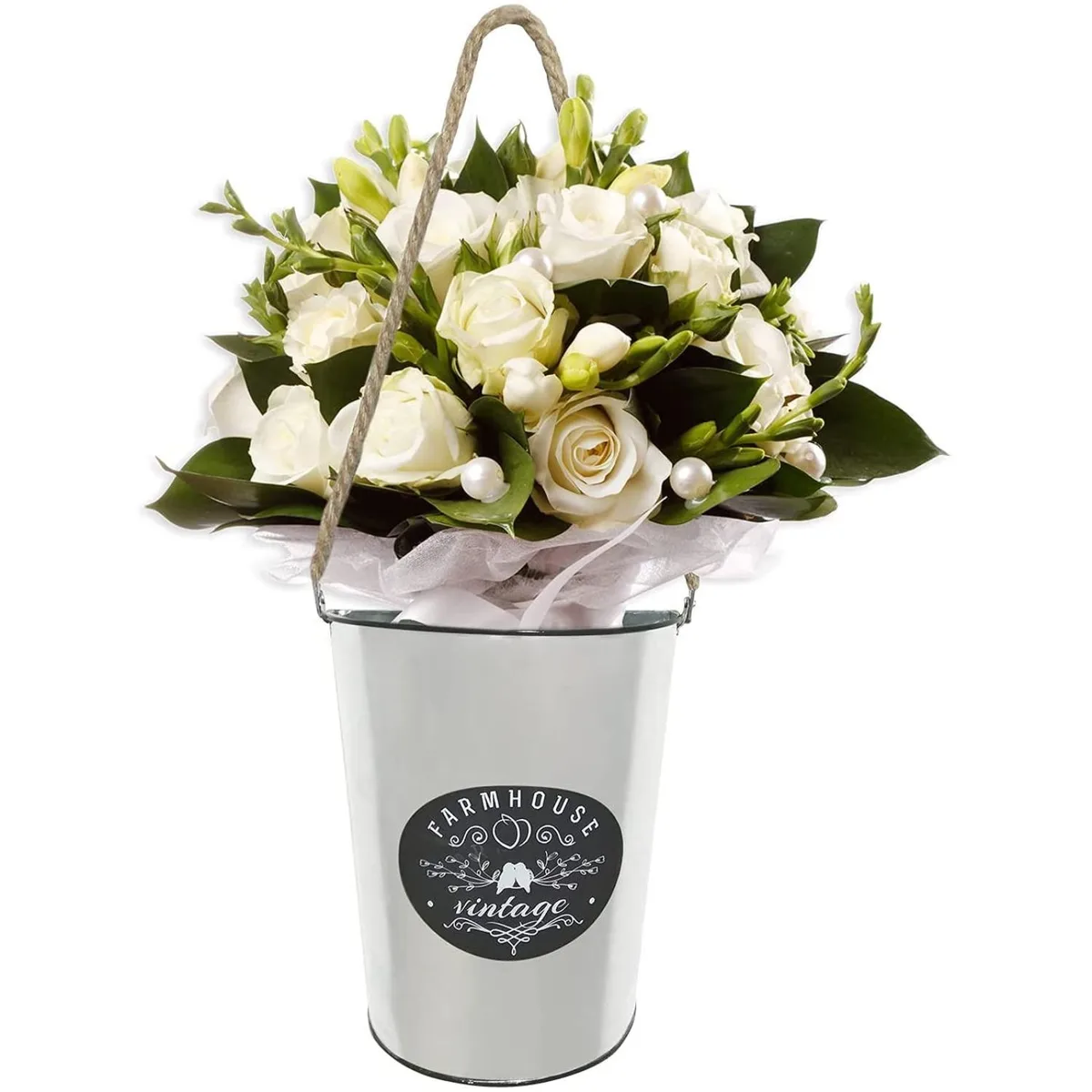 Altatac Altatac Hanging-Planter Multi-Color Galvanized Wall Vase — product photo