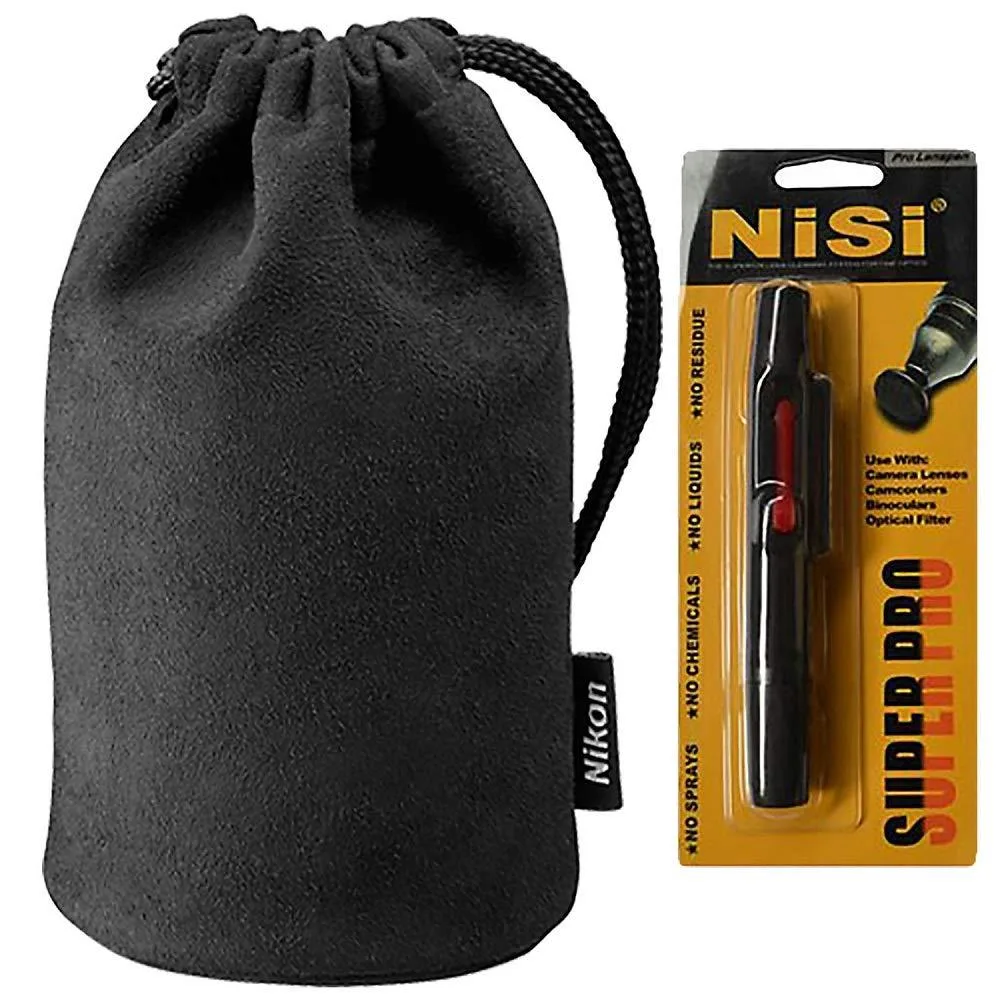 Nikon Inc Nikon Inc CL-0915 Soft Lens Case for 18-70mm DX Nikkor Lens, Black — product photo