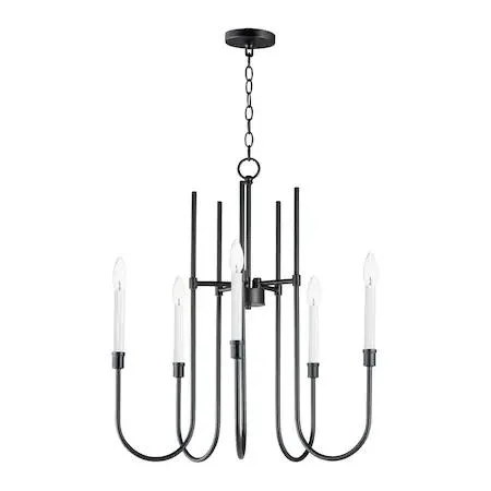 Maxim Maxim Tux 5-Light Chandelier 11285BK — product photo