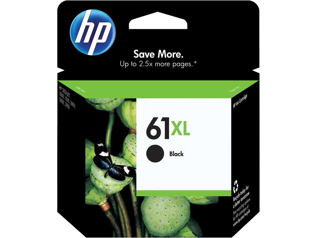 HP HP CH563WN 61XL High Yield Black Ink Cartridge 480 Pages — product photo