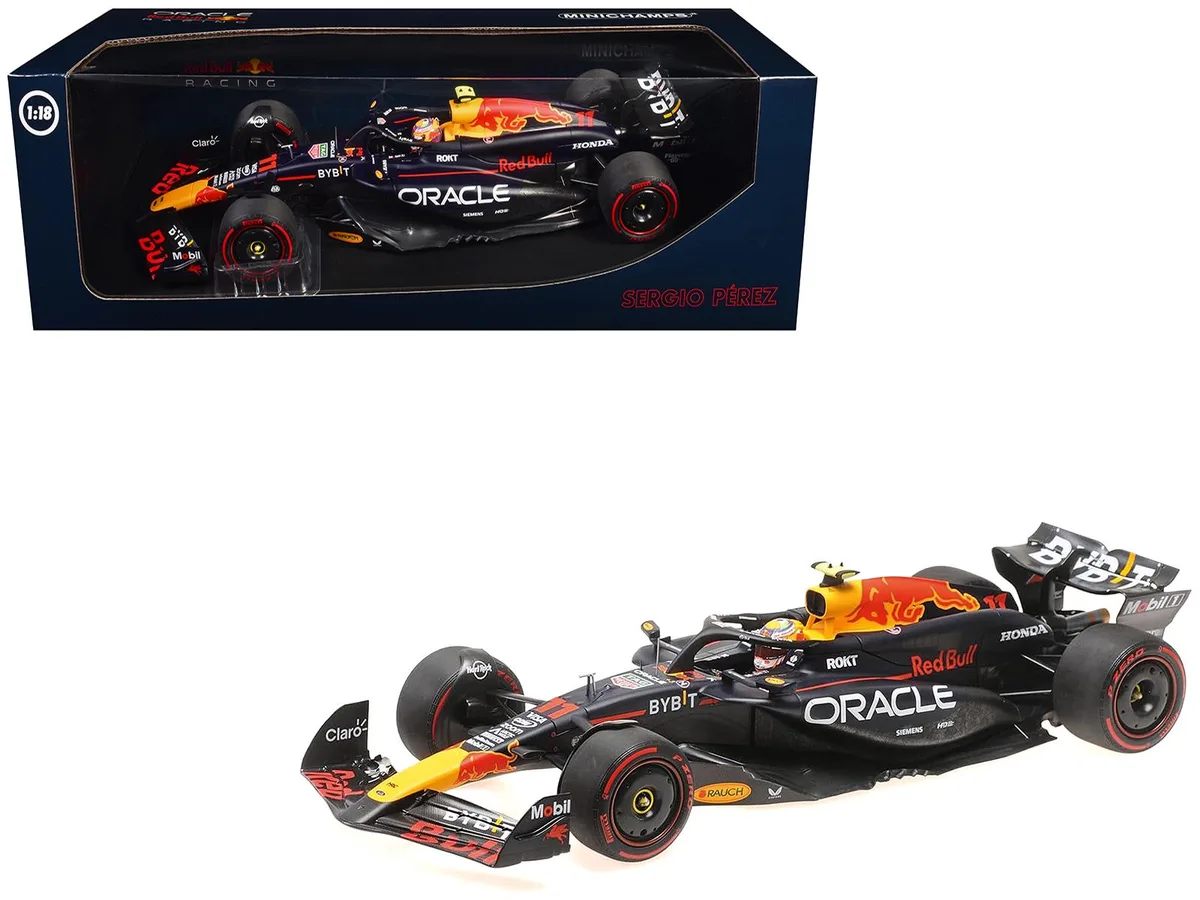 Minichamps Minichamps Red Bull Racing RB20 #11 Oracle 2nd Place Bahrain GP 2024 Limited Edition 1/18 Diecast Car — product photo