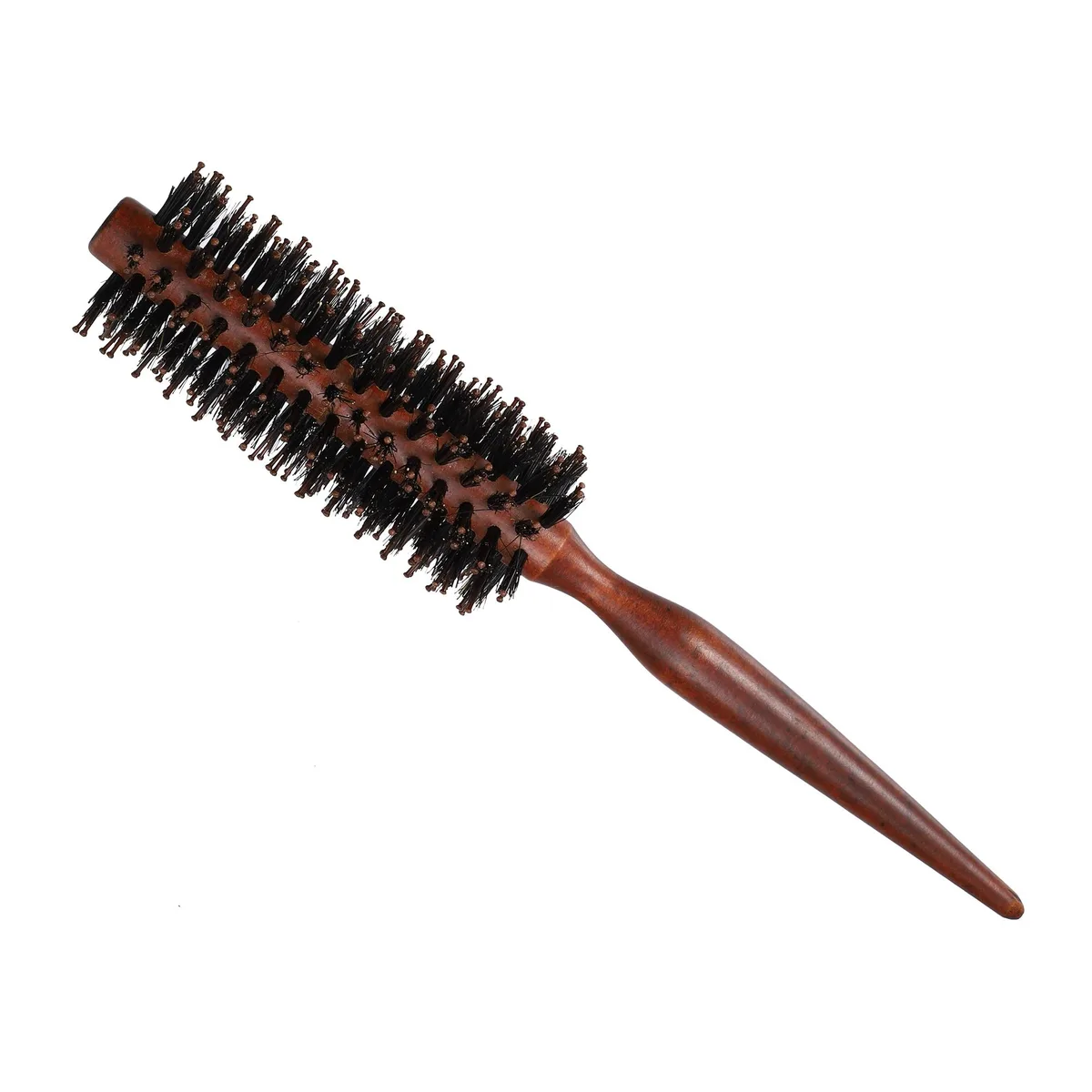 Unique-Bargains Unique-Bargains Round Brush Wood Brown 1.57 — product photo