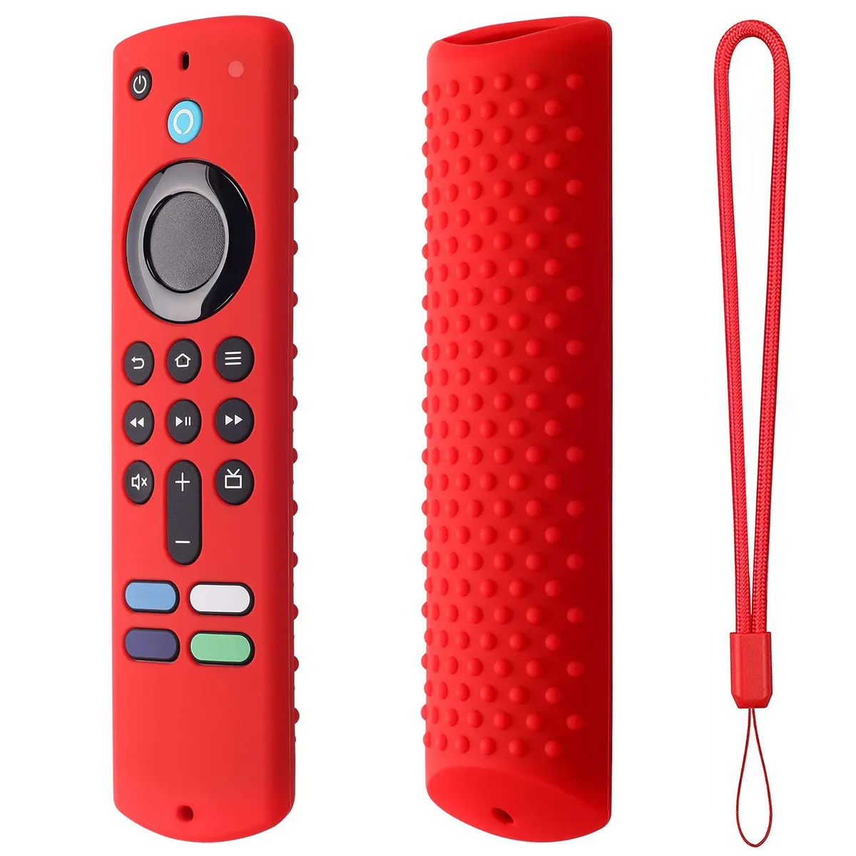 Hi Color Silicone Remote Cover for Fire TV Stick (3rd Gen) Red — product photo