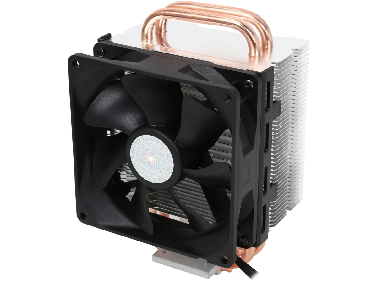 Cooler Master Cooler Master Hyper T2 RR-HT2-28PK-R1 CPU cooler 92mm PWM fan 2 heat pipes 140mm height — product photo