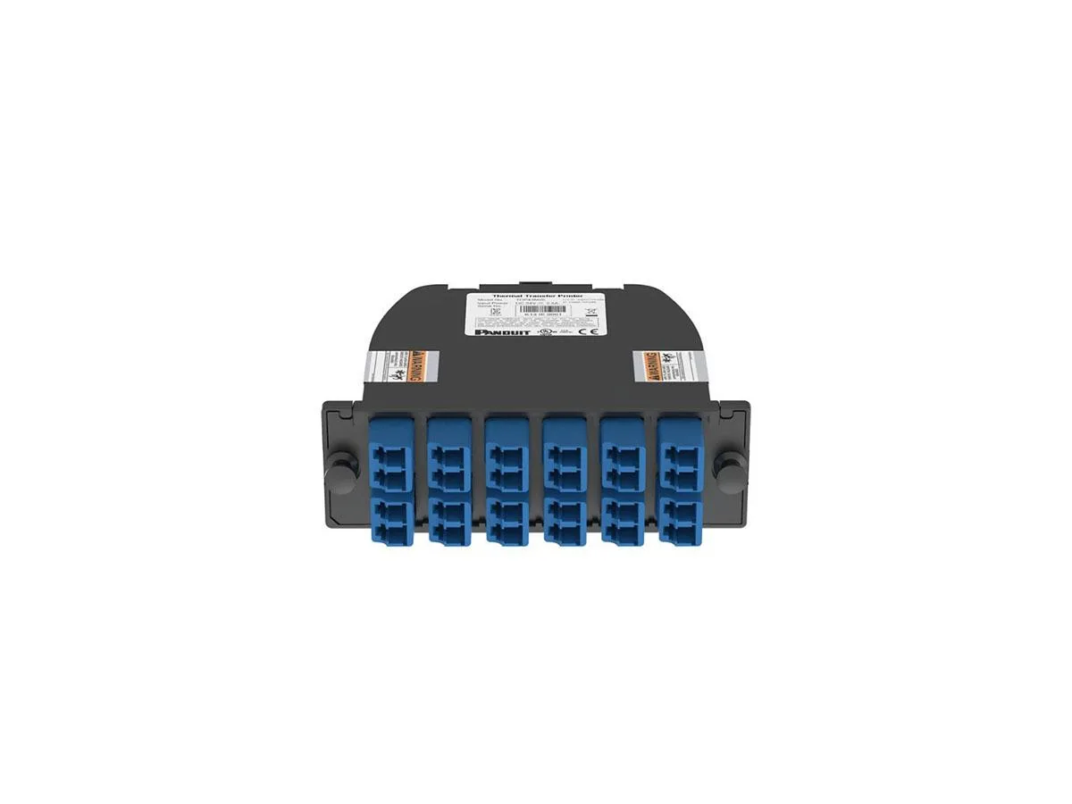 Panduit Panduit FC29N-24-10U OS2 fibre optic cassette 2 MPO to 12 duplex LC 24 fibers — product photo