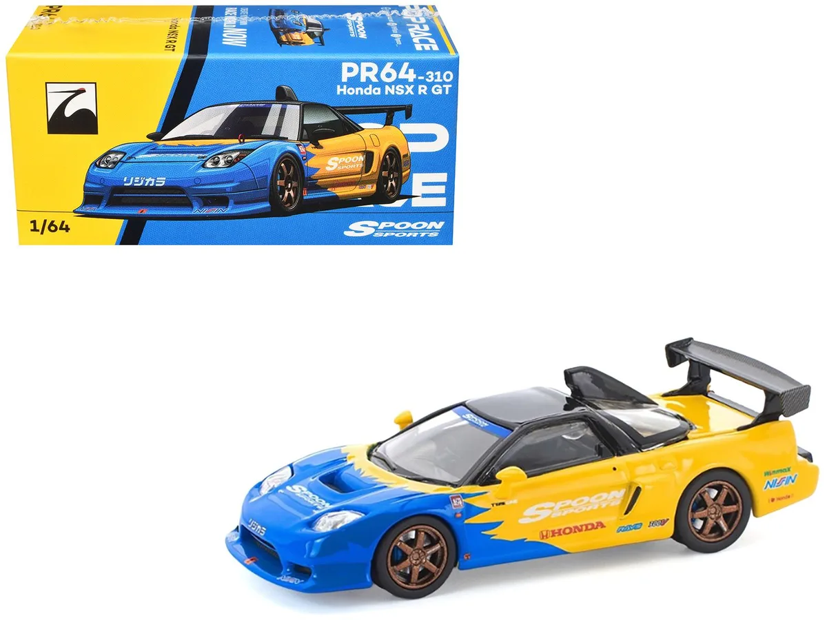 Mini GT Mini GT Honda NSX-R GT RHD Spoon Sports 1/64 diecast hobby collectible — product photo