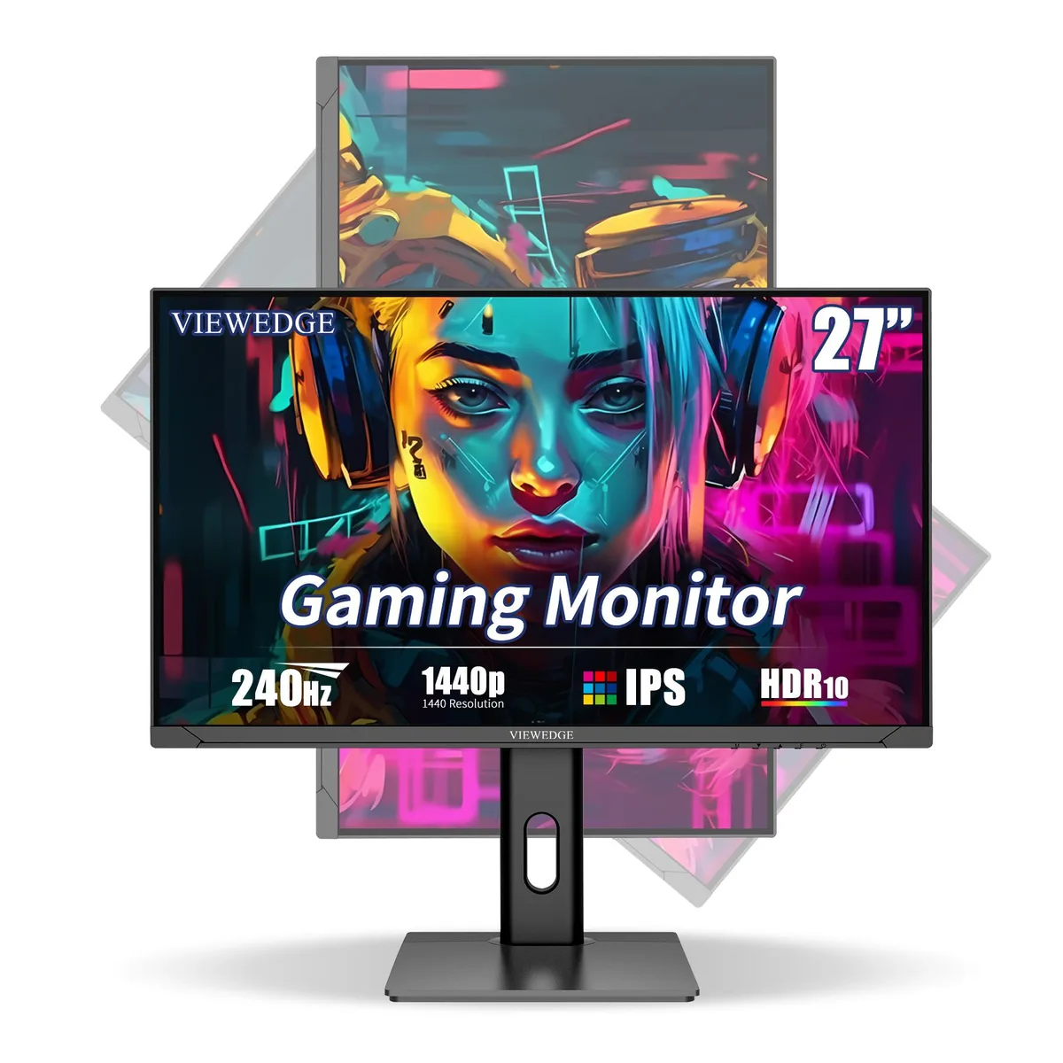 VIEWEDGE VIEWEDGE CS27QM 27" 2560x1440 240Hz 1ms IPS gaming monitor — product photo