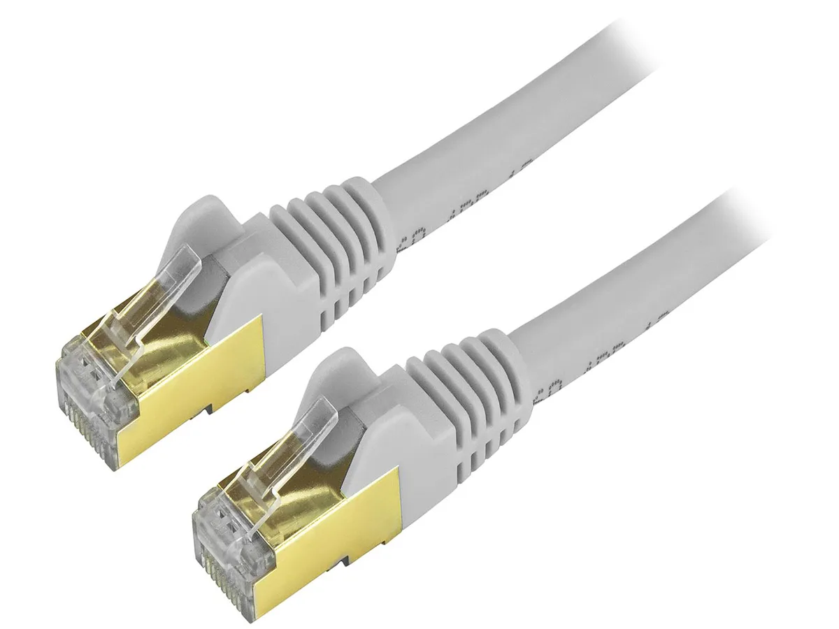 STARTECH STARTECH C6ASPAT7GR Cat6a shielded network ethernet cable 7 ft 26 AWG — product photo