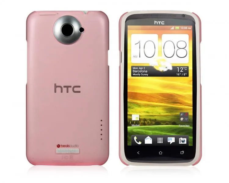 Shield Shield Frosted Pink Snap-On Case for HTC One X — product photo