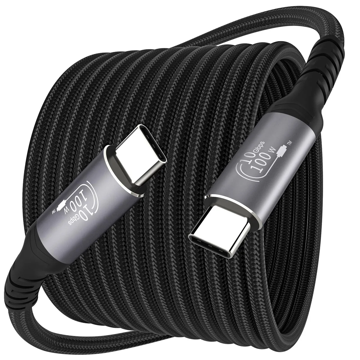 Jnoheefye USB C cable 20FT 20 Gbps 100W — product photo