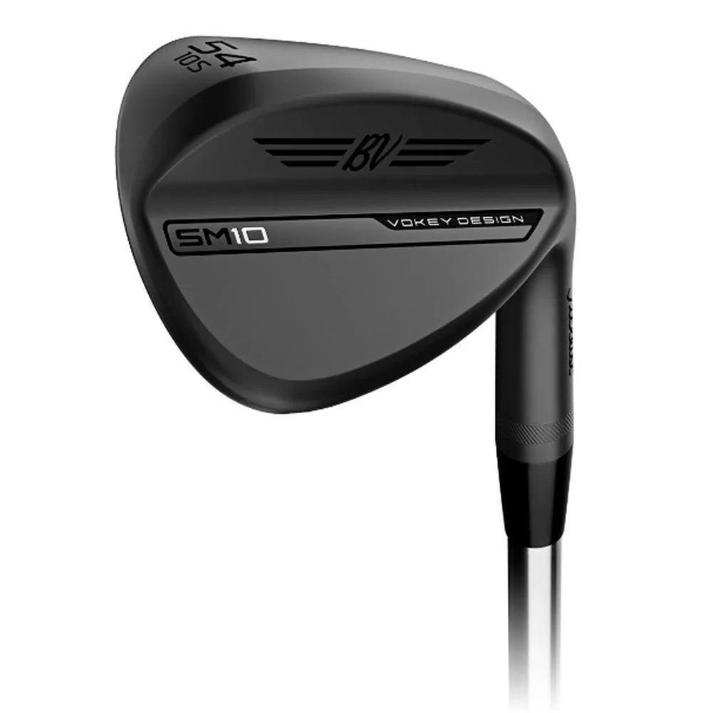 Titleist Titleist Vokey SM10 Jet Black 56.08 M Grind Steel golf wedge — product photo