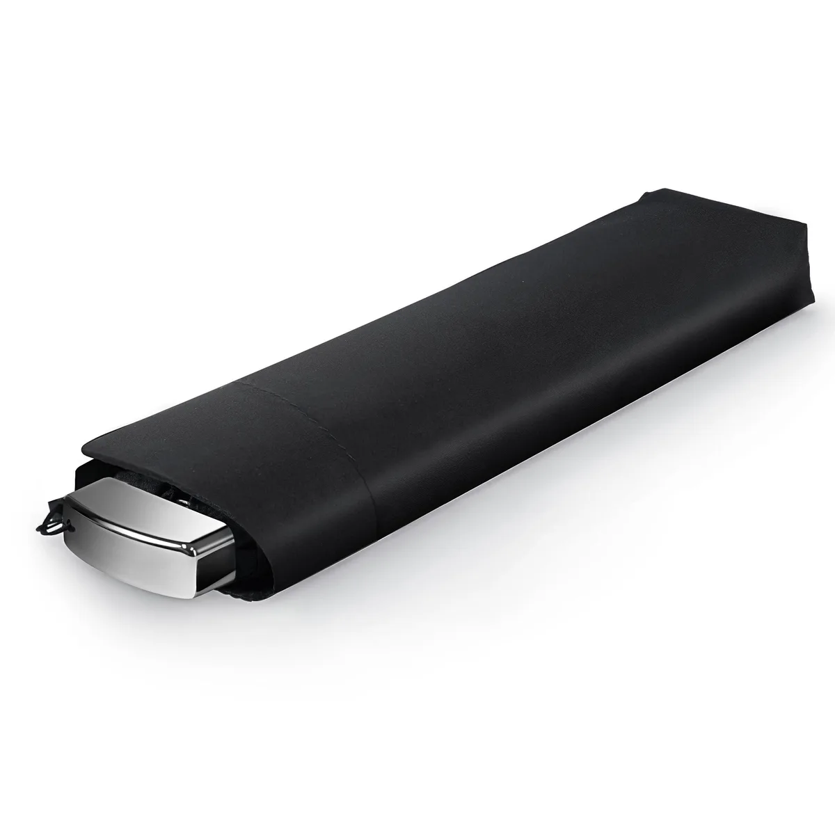 Lejorain Mini Flat Umbrella 19 inch Manual Black 0.38 lb 8.8 inch folded — product photo