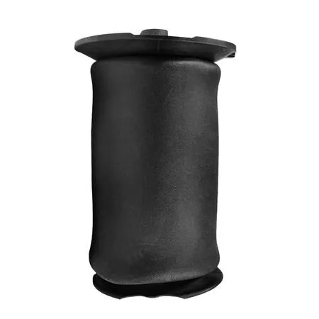 Black rubber rear air spring with metal mounting plates, E61 chassis fit