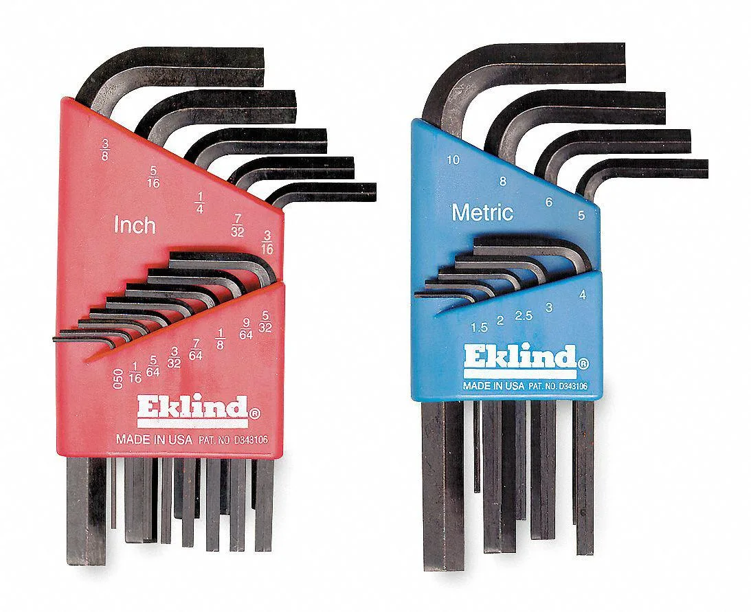 Eklind Eklind 10122 22 Piece Metric/SAE L-Shape Hex Key Set — product photo